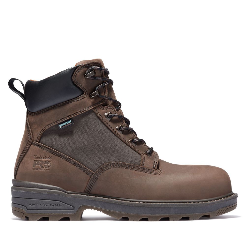 Botas de Trabajo Timberland Hombre Pro® Resistor 6" Comp Toe Marrones - Chile CVJ-801472